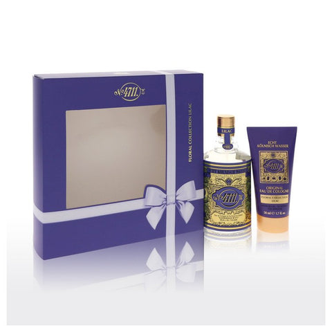 4711 Lilac by 4711 - Gift Set (Unisex) -- 3.4 oz Eau De Cologne Spray + 1.7 oz Shower Gel