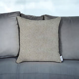 18" Beige Throw Pillow Cover