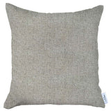 18" Beige Throw Pillow Cover