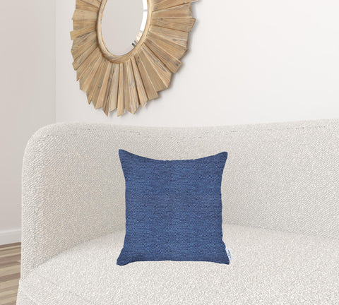 18" Blue Throw Pillow Cover