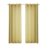 8' X 10' Gold Gray And Ivory Striped Washable Indoor Outdoor Area Rug