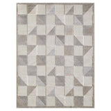 8' X 10' Orange Copper And Terra Cotta Abstract Washable Indoor Outdoor Area Rug