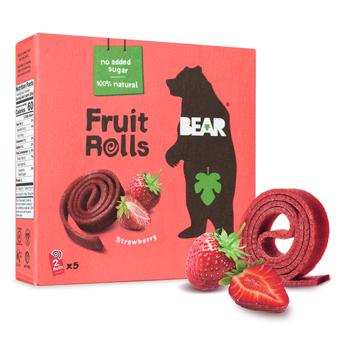 BEAR REAL FRT YOYO STWBR ( 6 X 3.5 OZ   )