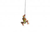 6" X 3" Rainbow Resin Climbing Man Hanging Dimensional Sculpture With Hooks