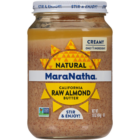 MAR ALM BTR RAW NO SALT ( 6 X 16 OZ   )