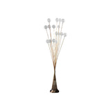 62" Yellow 16 LED Novelty Floor Lamp With White