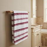 23" Traditional Solid Teak Towel Bar