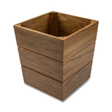 12" Brown Waste Basket