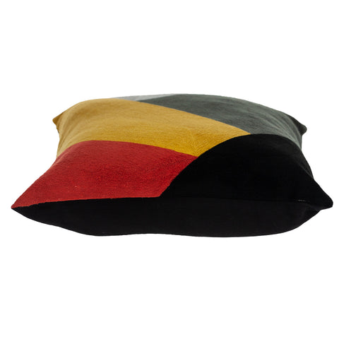 3' X 5' Terra Cotta And Gray Abstract Washable Indoor Outdoor Area Rug