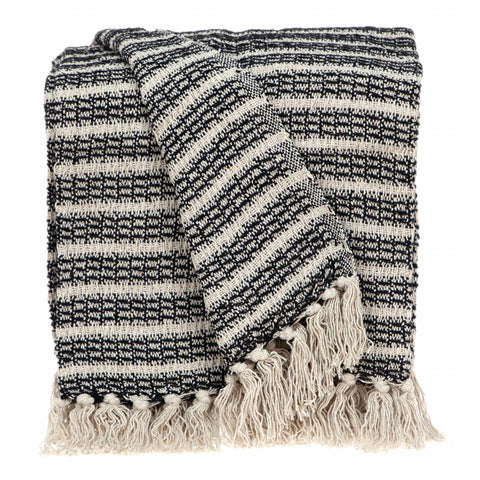 3' X 5' Olive Green And Gray Striped Washable Indoor Outdoor Area Rug