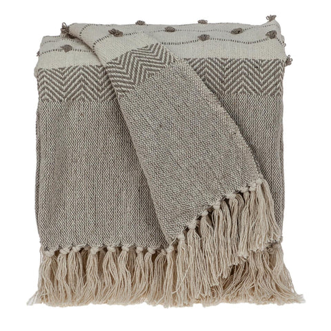 8' Red Gray And Ivory Floral Medallion Washable Round Rug With UV Protection