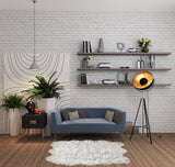 5' X 6' Gray Faux Sheepskin Ombre Shag Washable Area Rug