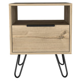 22" Oak Wood Nightstand
