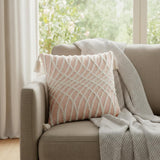 17" Beige Throw Pillow with Tassels
