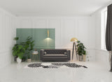 10' Black And White Indoor Outdoor Runner Rug