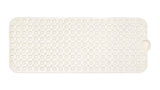 40" Beige Latex Bubbles Non Slip Shower Mat
