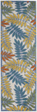 8' Ivory Indoor Outdoor Runner Rug