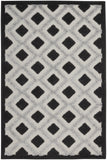 3' X 4' Black And White Indoor Outdoor Area Rug