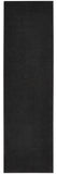 8' Black Indoor Outdoor Runner Rug