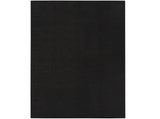 4' X 6' Black Stain Resistant Indoor Outdoor Area Rug