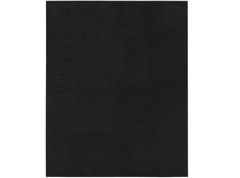 4' X 6' Black Stain Resistant Indoor Outdoor Area Rug