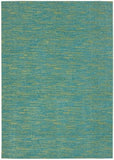 4' X 6' Blue And Green Indoor Outdoor Area Rug