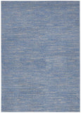 4' X 6' Blue And Gray Indoor Outdoor Area Rug