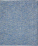 8' X 10' Blue And Gray Indoor Outdoor Area Rug