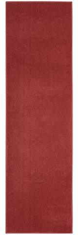 6' Brick Red Indoor Outdoor Runner Rug
