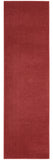 2' X 10' Brick Red Non Skid Indoor Outdoor Runner Rug