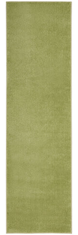 8' Green Indoor Outdoor Runner Rug