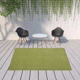 7' X 10' Green Indoor Outdoor Area Rug