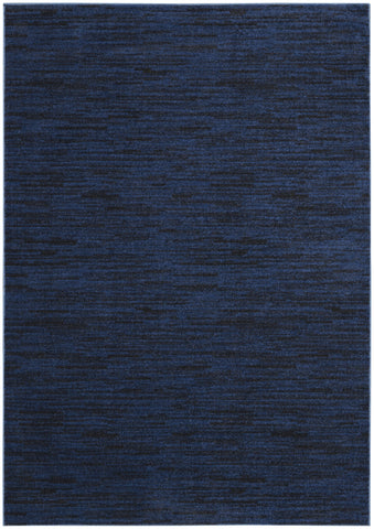 6' X 9' Midnight Blue Indoor Outdoor Area Rug