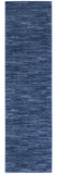 6' Navy Blue Indoor Outdoor Runner Rug