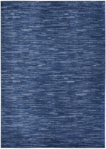 6' X 9' Blue Indoor Outdoor Area Rug