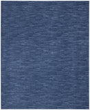 7' X 10' Blue Indoor Outdoor Area Rug