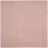 7' Pink Square Indoor Outdoor Area Rug