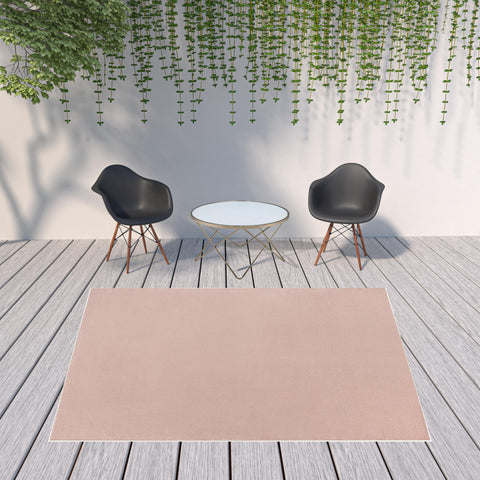 8' X 10' Pink Indoor Outdoor Area Rug