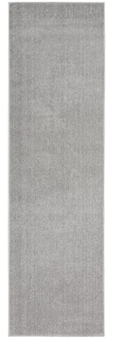 8' Gray Indoor Outdoor Runner Rug