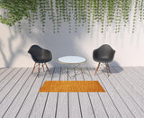 6' Orange Indoor Outdoor Runner Rug