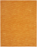 8' X 10' Orange Indoor Outdoor Area Rug