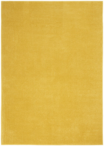 5' X 7' Yellow Indoor Outdoor Area Rug