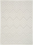 6' X 9' Ivory Indoor Outdoor Area Rug