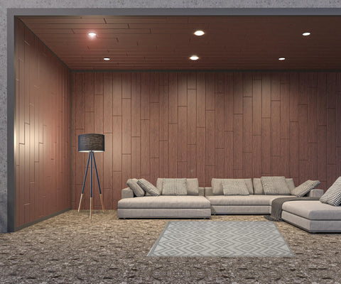 5' X 7' Gray Indoor Outdoor Area Rug