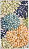 3' X 5' Cream Indoor Outdoor Area Rug