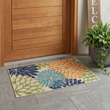 3' X 5' Cream Indoor Outdoor Area Rug