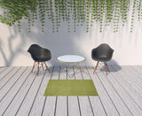 3' X 5' Green Indoor Outdoor Area Rug