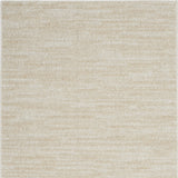 4' Runner Beige And Ivory Indoor Outdoor Runner Rug