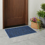 3' X 5' Blue Indoor Outdoor Area Rug