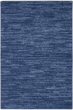 4' Runner Navy Blue Indoor Outdoor Runner Rug